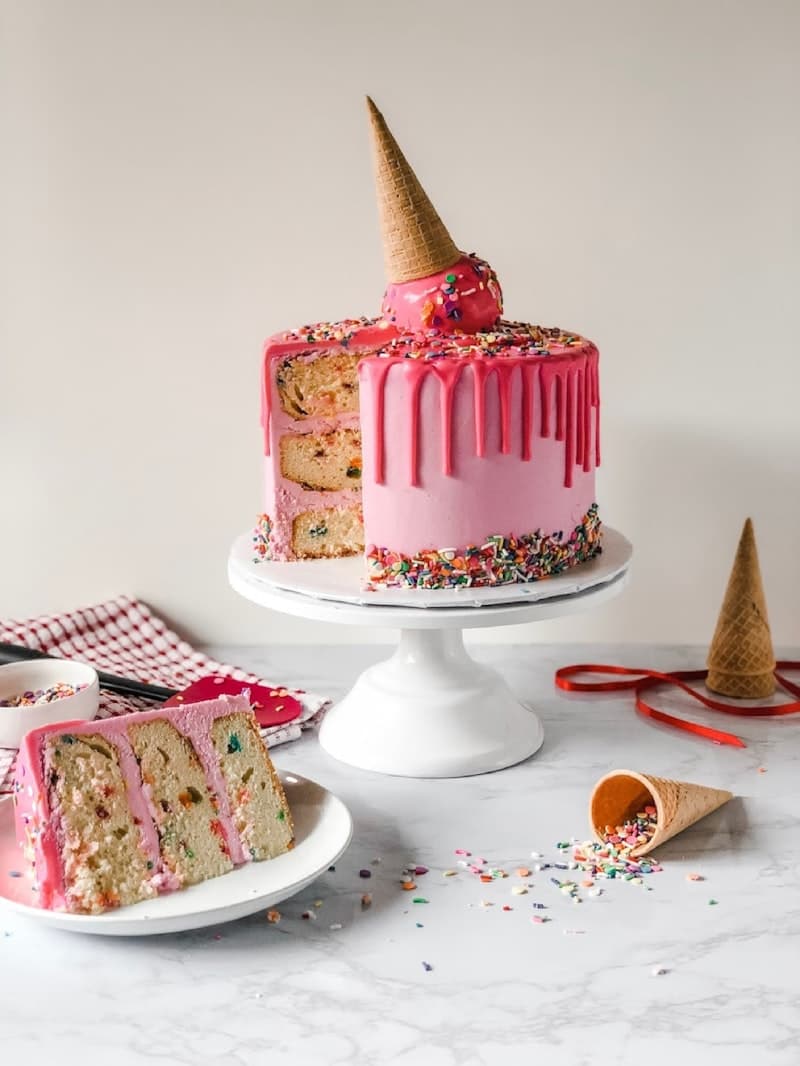 Korean Pastel Daisy Bento Cake