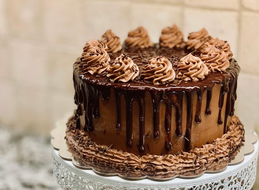 Pure Belgian Dark Truffle Cake