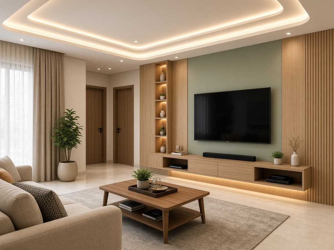 False ceiling & lighting